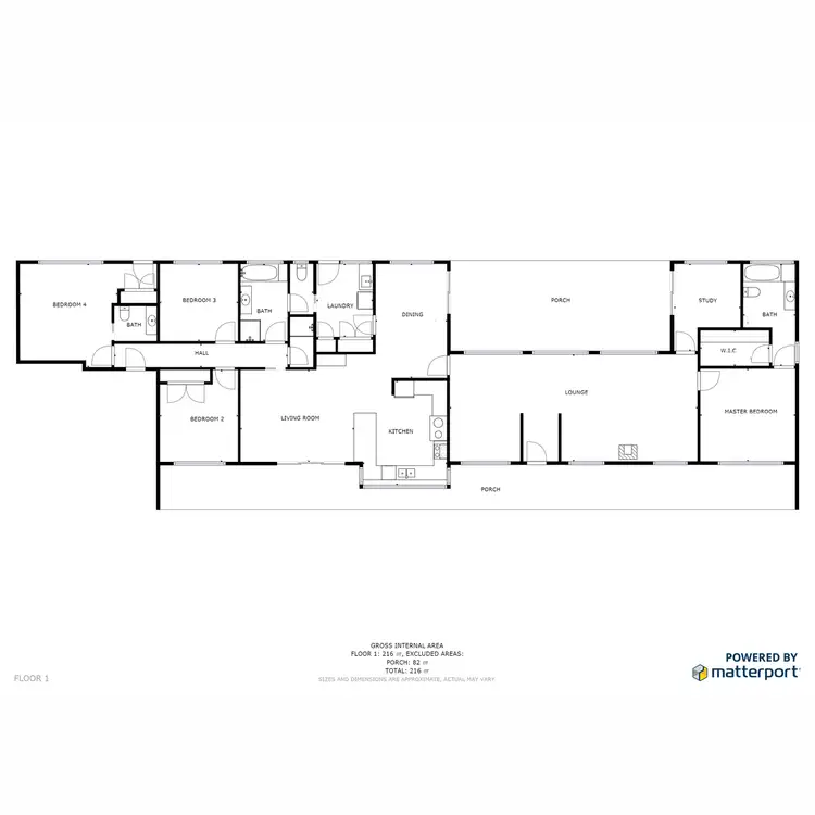 Floorplan of Homely house listing, 131 Racecourse Road, Yackandandah VIC 3749