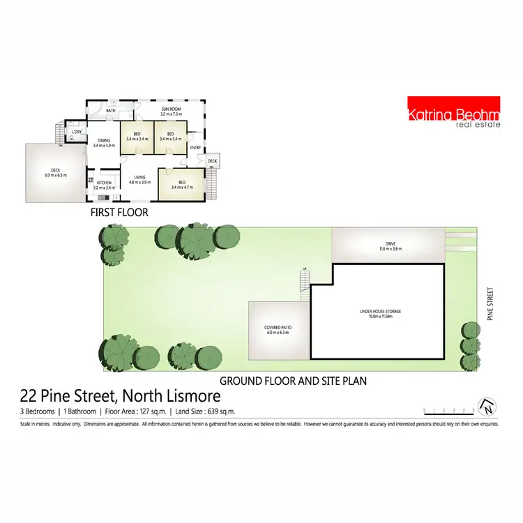 Floorplan of Homely house listing, 22 Pine Street, North Lismore NSW 2480