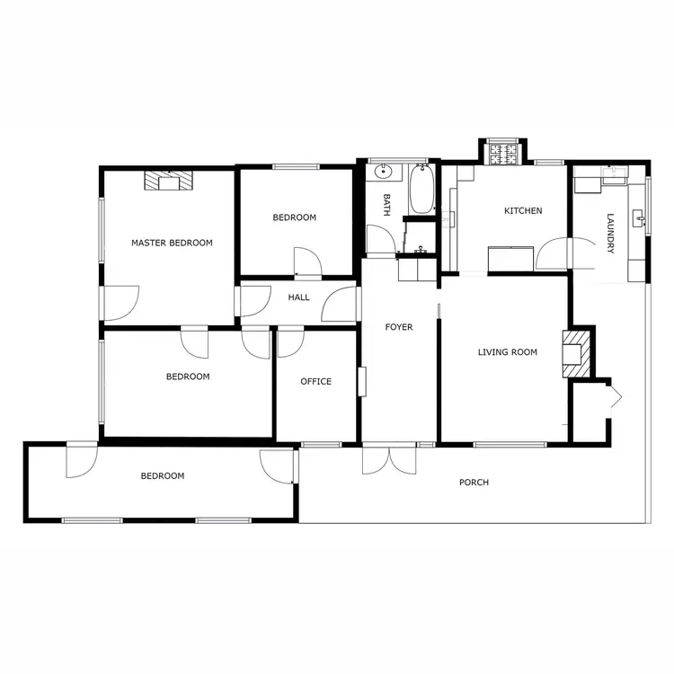 Floorplan of Homely house listing, 1 Church Street, Yackandandah VIC 3749