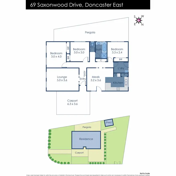Floorplan of Homely house listing, 69 Saxonwood Drive, Doncaster East VIC 3109