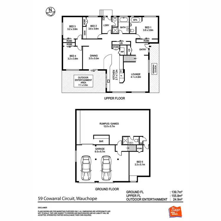 Floorplan of Homely house listing, 59 Cowarral Circuit, Wauchope NSW 2446