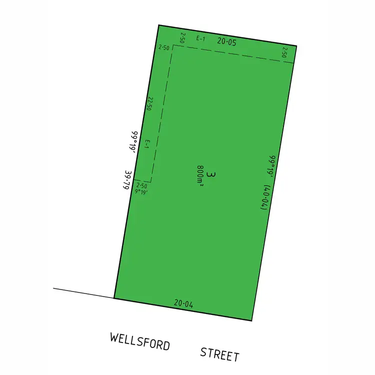 Floorplan of Homely land listing, 23A Wellsford Street, Stratford VIC 3862