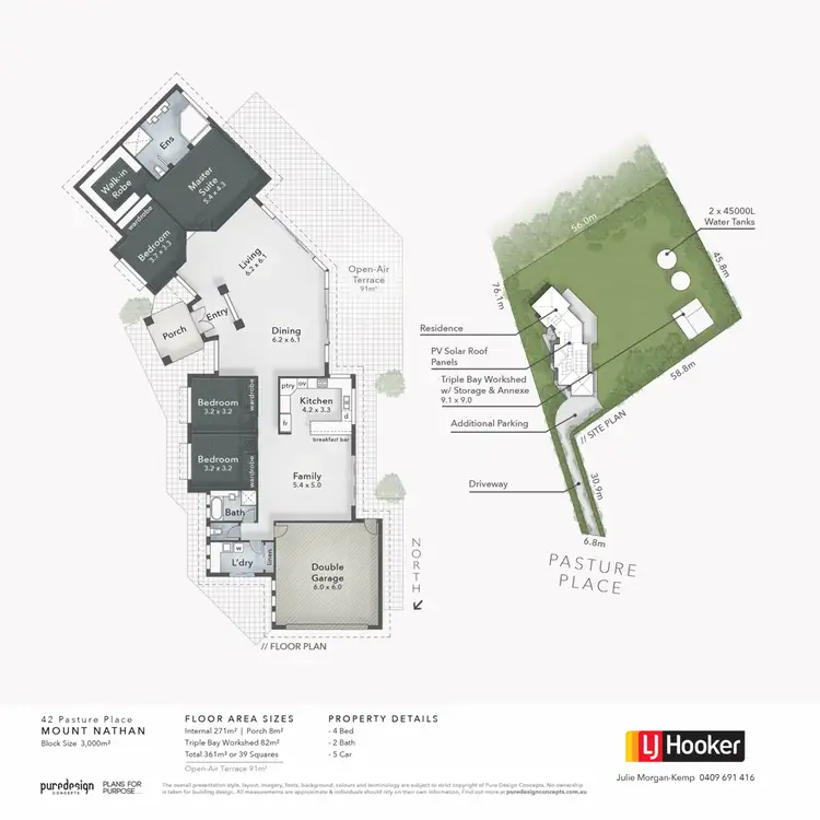 Floorplan of Homely house listing, 42 Pasture Place, Mount Nathan QLD 4211