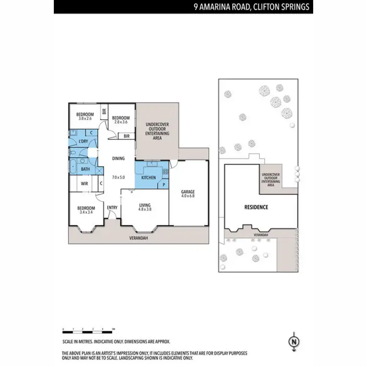 Floorplan of Homely house listing, 9 Amarina Road, Clifton Springs VIC 3222