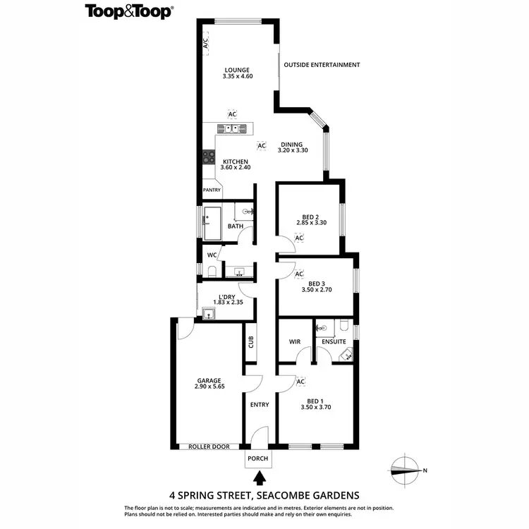 Floorplan of Homely house listing, 4 Spring Street, Seacombe Gardens SA 5047