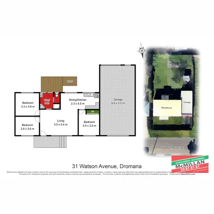 Floorplan of Homely house listing, 31 Watson Avenue, Dromana VIC 3936