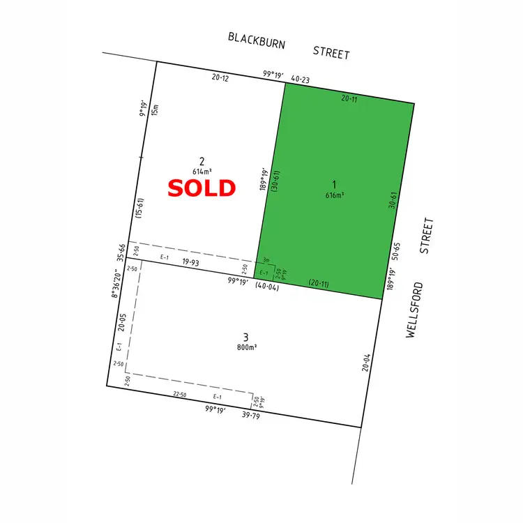 Floorplan of Homely land listing, 1/40 Blackburn Street, Stratford VIC 3862