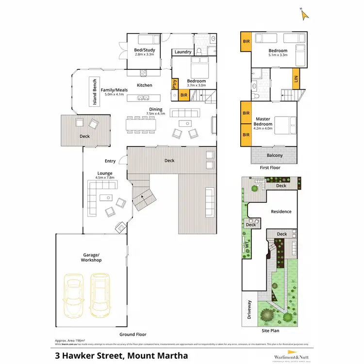 Floorplan of Homely house listing, 3 Hawker Street, Mount Martha VIC 3934