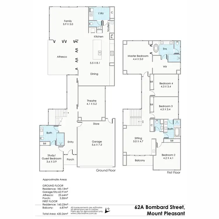 Floorplan of Homely house listing, 62a Bombard Street, Mount Pleasant WA 6153