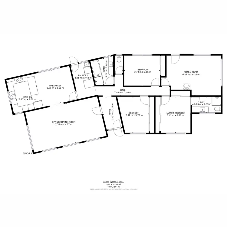 Floorplan of Homely house listing, 116 Brent Street, Glenorchy TAS 7010