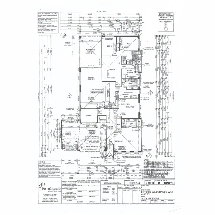 Floorplan of Homely house listing, 3 Wilderness Way, Aveley WA 6069