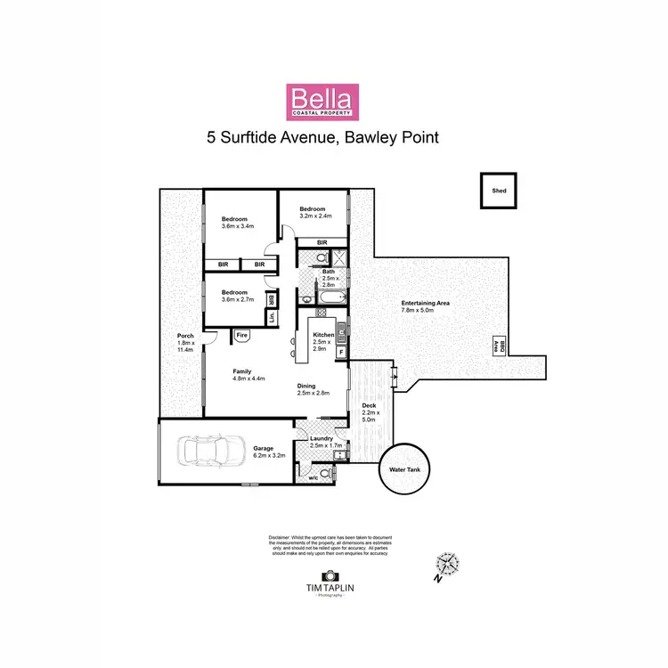 Floorplan of Homely house listing, 5 Surf Tide Avenue, Bawley Point NSW 2539