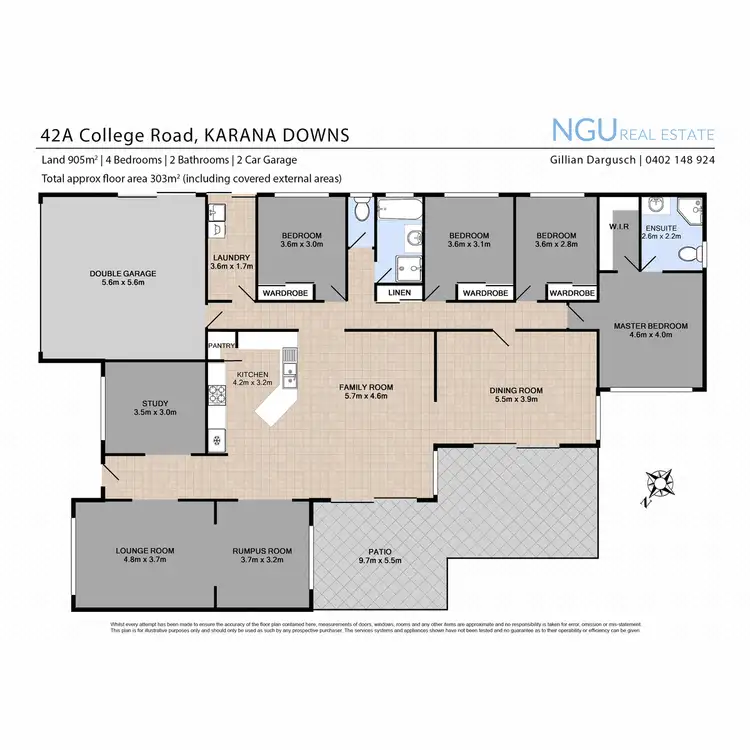 Floorplan of Homely house listing, 42A College Road, Karana Downs QLD 4306