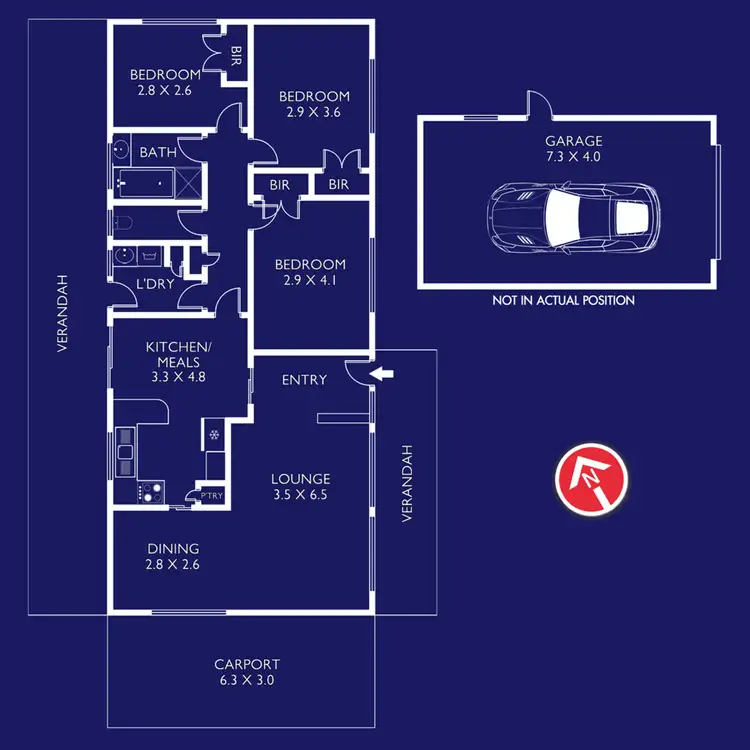Floorplan of Homely house listing, 5 Galaxy Court, Whittington VIC 3219