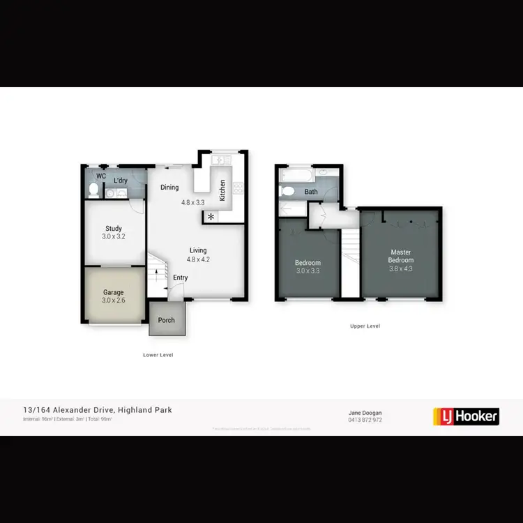 Floorplan of Homely townhouse listing, 13/164 Alexander Drive, Highland Park QLD 4211