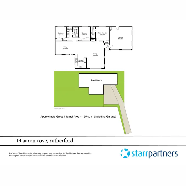 Floorplan of Homely house listing, 14 Aaron Cove, Rutherford NSW 2320
