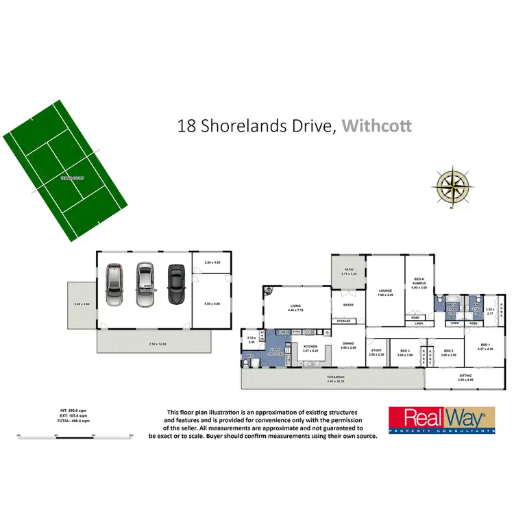 Floorplan of Homely house listing, 18 Shorelands Drive, Withcott QLD 4352