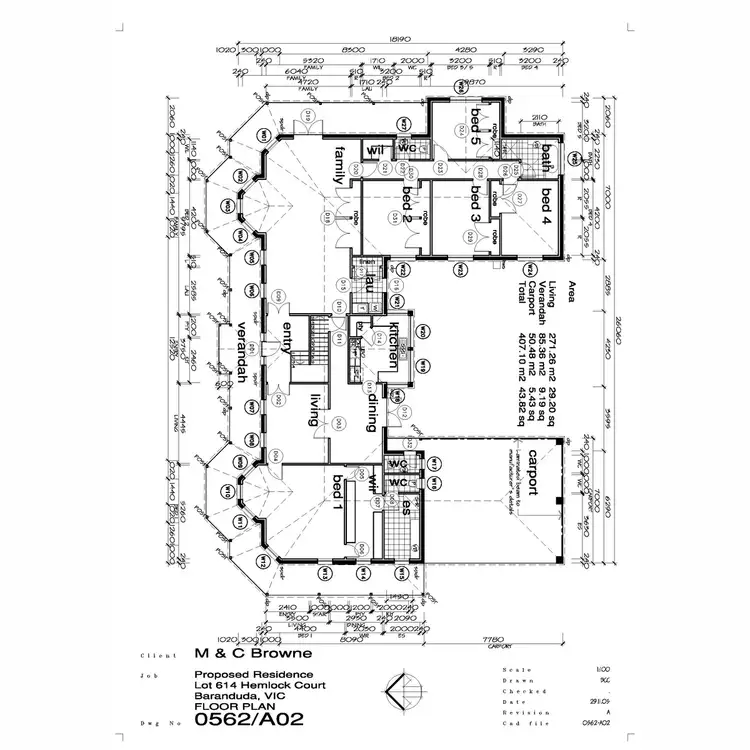 Floorplan of Homely house listing, 11 Hemlock Court, Baranduda VIC 3691