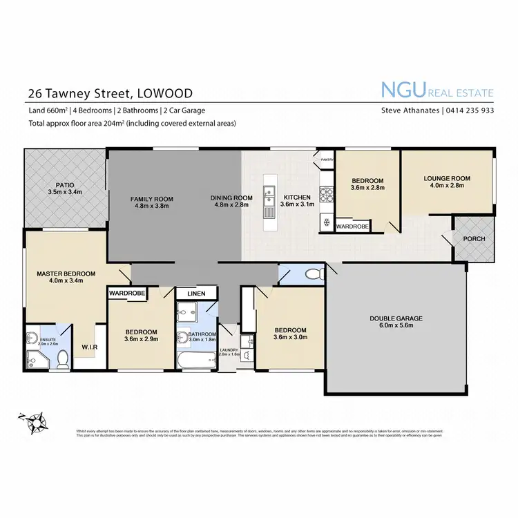 Floorplan of Homely house listing, 26 Tawney Street, Lowood QLD 4311