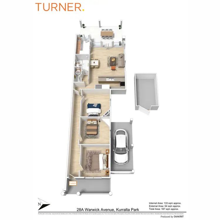 Floorplan of Homely house listing, 28A Warwick Avenue, Kurralta Park SA 5037