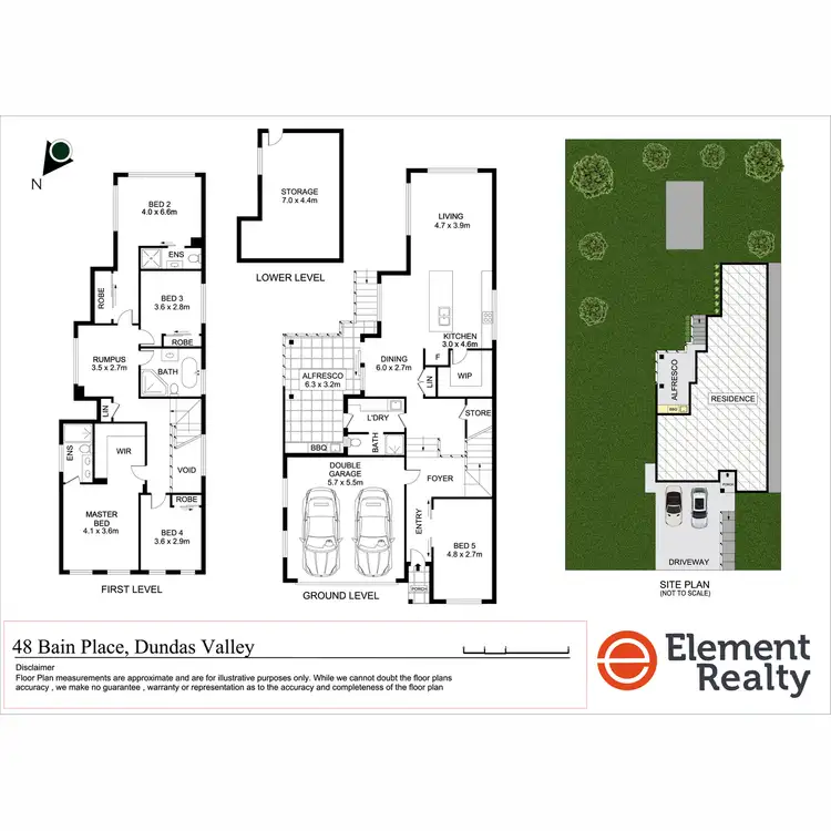 Floorplan of Homely house listing, 48 Bain Place, Dundas Valley NSW 2117