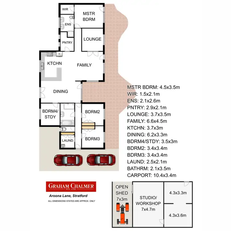 Floorplan of Homely house listing, "Aroona" Aroona Lane, Stratford VIC 3862