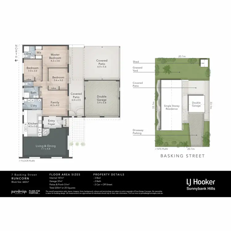 Floorplan of Homely house listing, 7 Basking Street, Runcorn QLD 4113