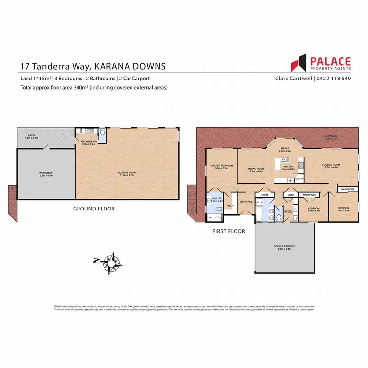 Floorplan of Homely house listing, 17 Tanderra Way, Karana Downs QLD 4306