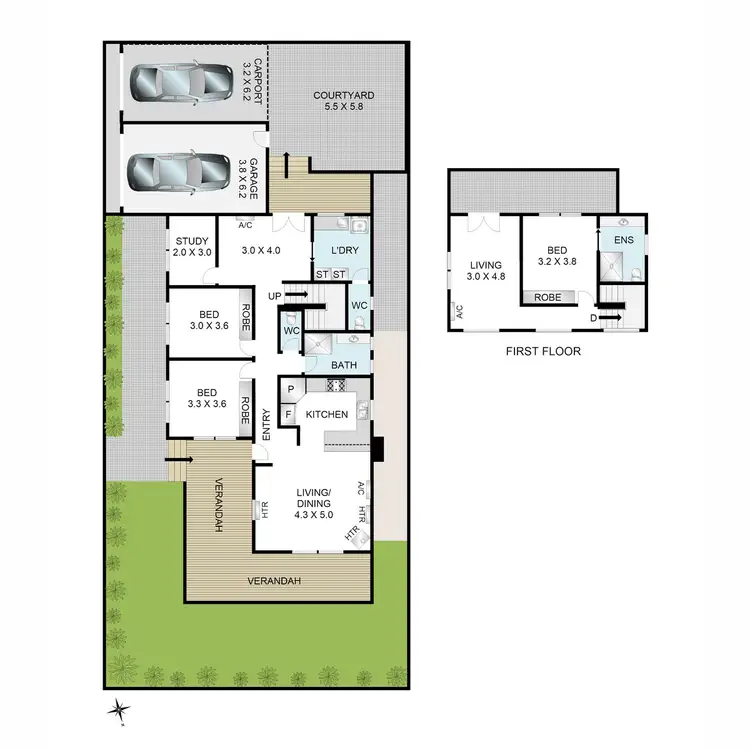 Floorplan of Homely house listing, 21 Hector Street, Geelong West VIC 3218