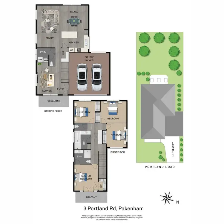 Floorplan of Homely house listing, 3 Portland Road, Pakenham VIC 3810