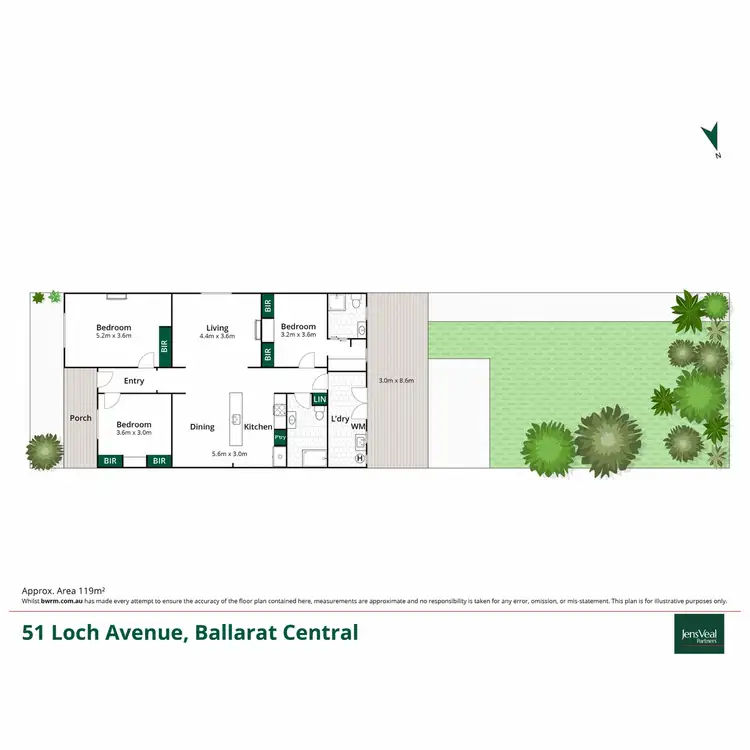 Floorplan of Homely house listing, 51 Loch Avenue, Ballarat Central VIC 3350