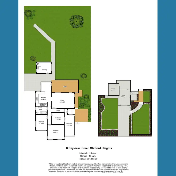 Floorplan of Homely house listing, 8 Bayview Street, Stafford Heights QLD 4053