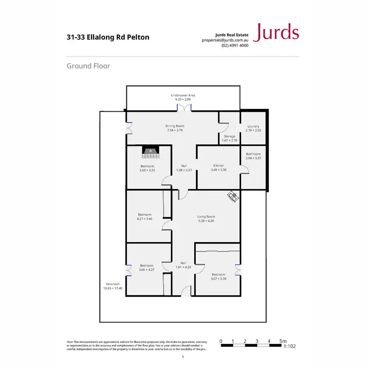 Floorplan of Homely house listing, 31-33 Ellalong Road, Pelton NSW 2325