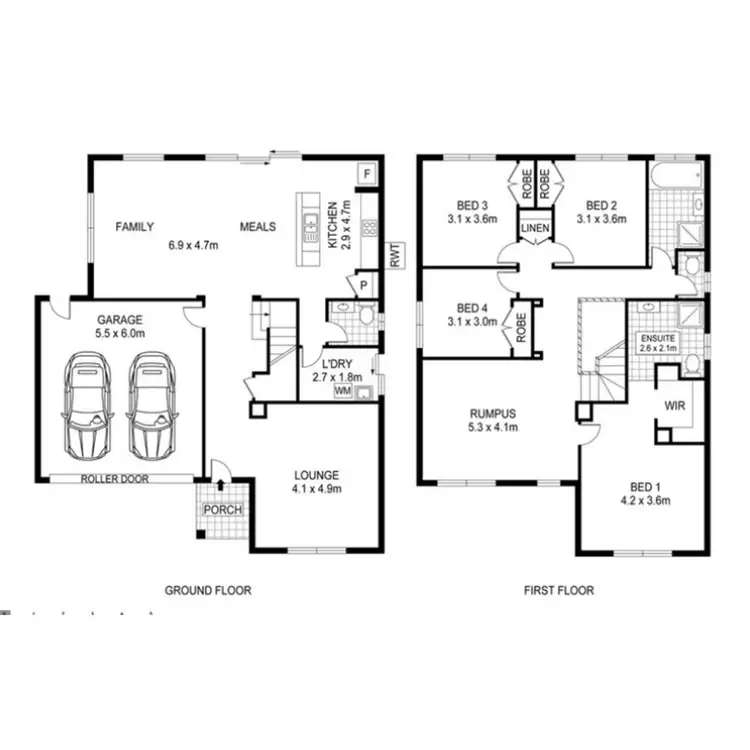 Floorplan of Homely house listing, 4 Earle Court, Warrnambool VIC 3280