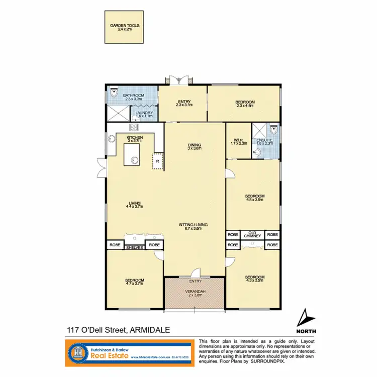Floorplan of Homely house listing, 117 O'Dell Street, Armidale NSW 2350