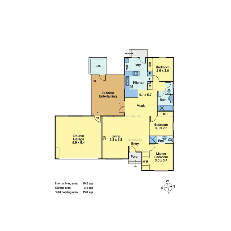 Floorplan of Homely house listing, 1 Charlotte Court, Frankston South VIC 3199