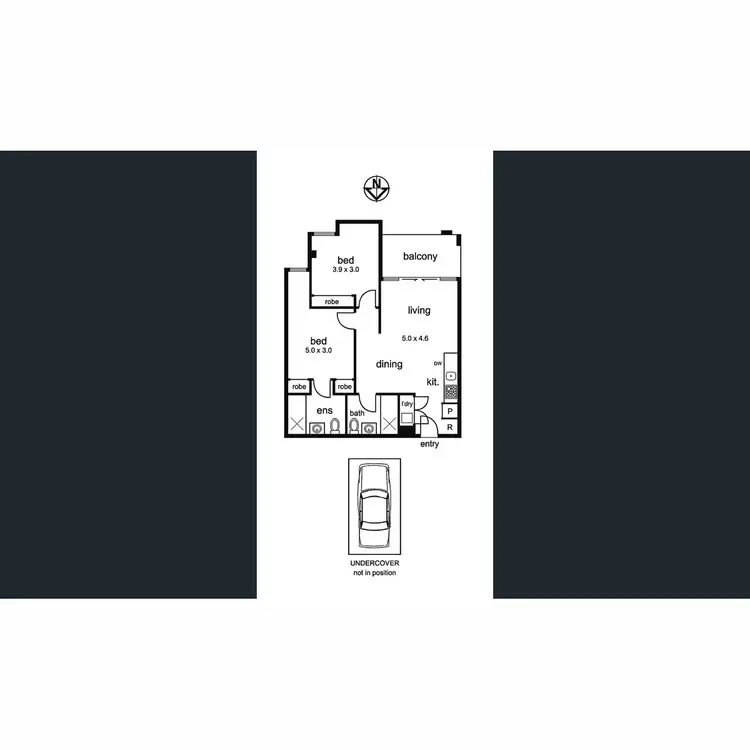 Floorplan of Homely apartment listing, 310/92-96 Albert Street, Brunswick East VIC 3057