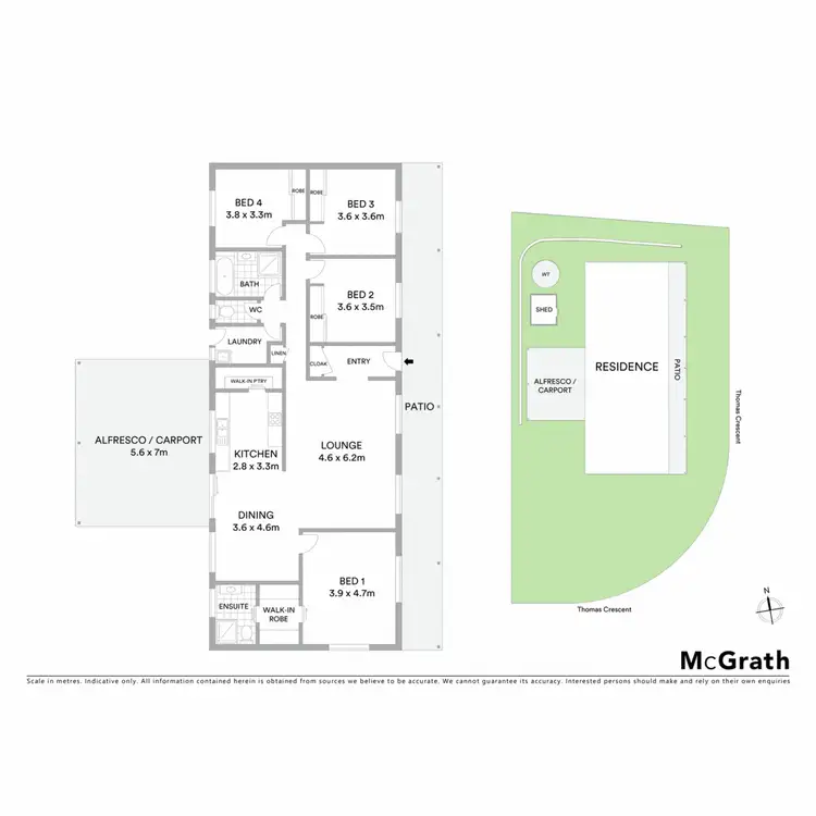 Floorplan of Homely house listing, 4 Thomas Crescent, Coraki NSW 2471