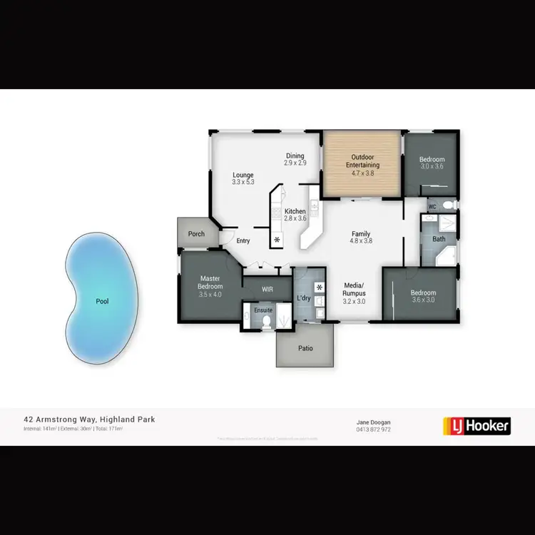 Floorplan of Homely house listing, 42 Armstrong Way, Highland Park QLD 4211