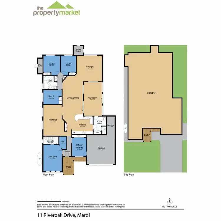 Floorplan of Homely house listing, 11 Riveroak Drive, Mardi NSW 2259