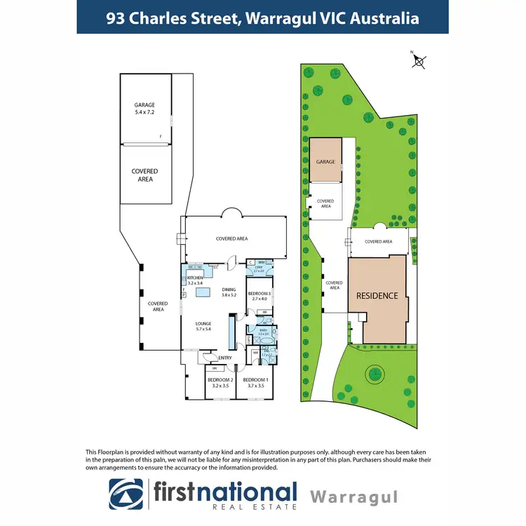 Floorplan of Homely house listing, 93 Charles Street, Warragul VIC 3820