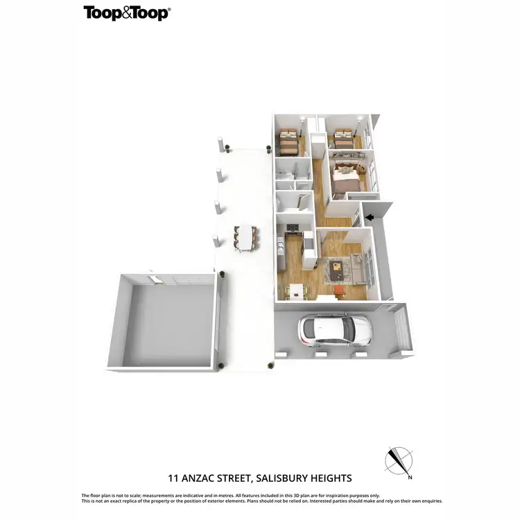 Floorplan of Homely house listing, 11 Anzac Street, Salisbury Heights SA 5109