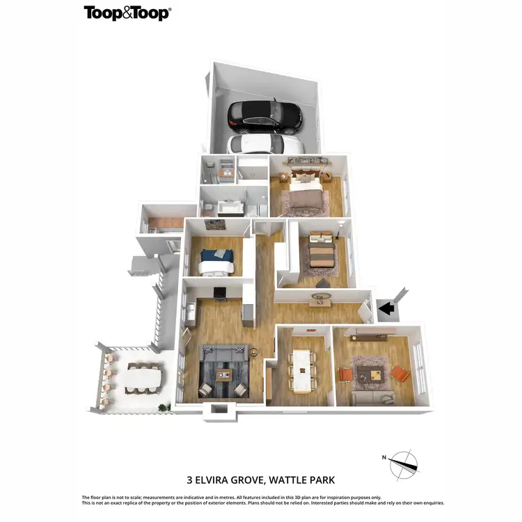 Floorplan of Homely house listing, 3 Elvira Grove, Wattle Park SA 5066