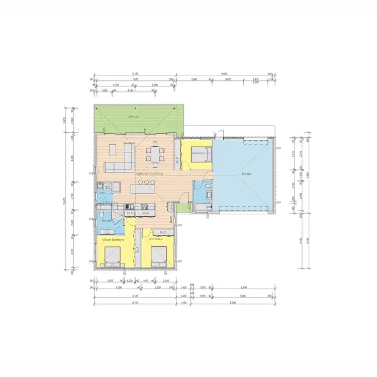Floorplan of Homely townhouse listing, 83B Elgin Street, Sale VIC 3850