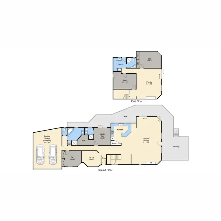 Floorplan of Homely house listing, 1 Poole Street, Mccrae VIC 3938