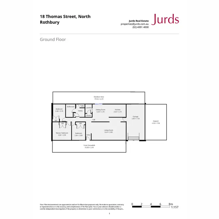 Floorplan of Homely house listing, 18 Thomas Street, North Rothbury NSW 2335