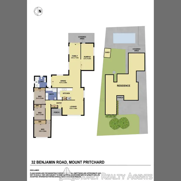 Floorplan of Homely house listing, 32 Benjamin Road, Mount Pritchard NSW 2170