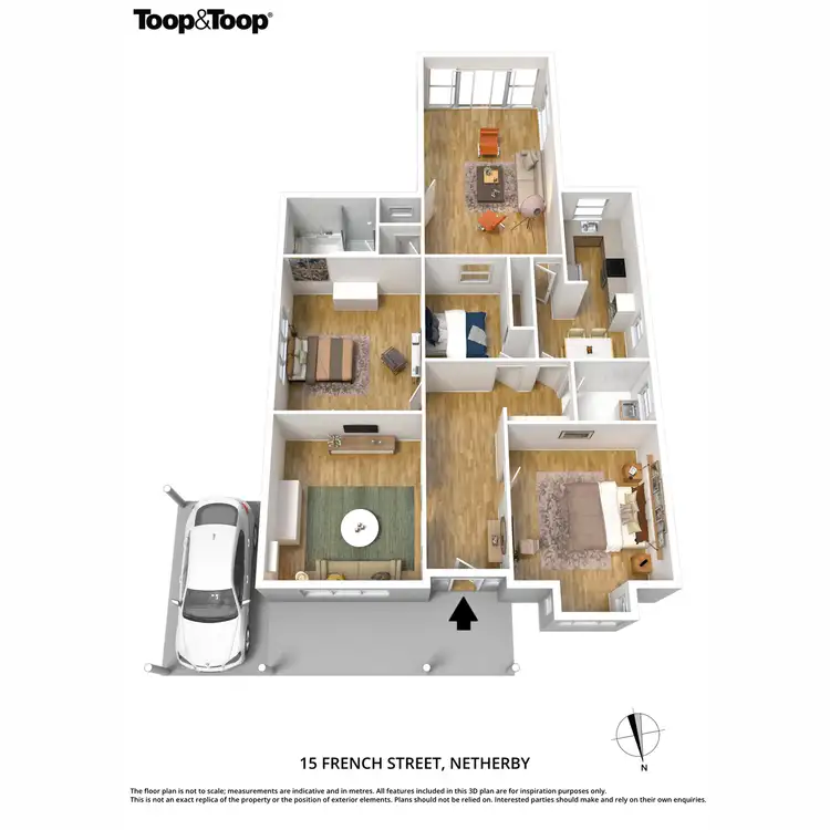 Floorplan of Homely house listing, 15 French Street, Netherby SA 5062