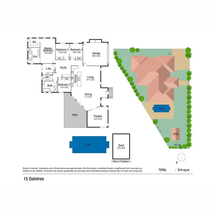 Floorplan of Homely house listing, 15 Daintree Drive, Bushland Beach QLD 4818