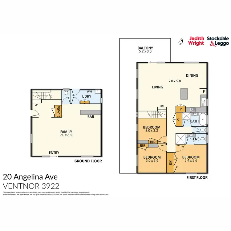 Floorplan of Homely house listing, 20 Angelina Avenue, Ventnor VIC 3922